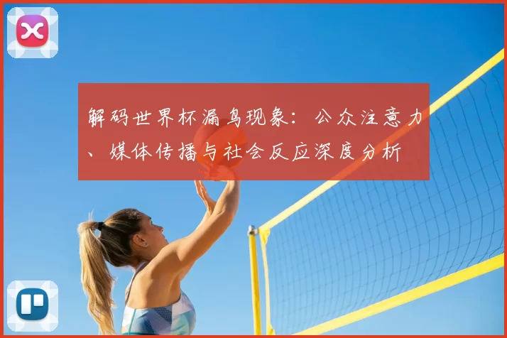 解码世界杯漏鸟现象：公众注意力、媒体传播与社会反应深度分析