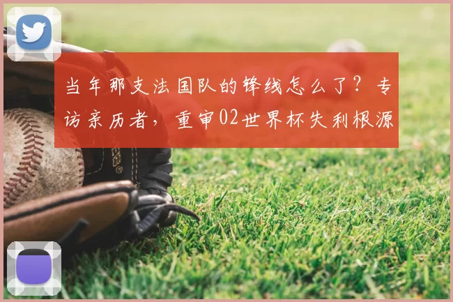 当年那支法国队的锋线怎么了?专访亲历者,重审02世界杯失利根源